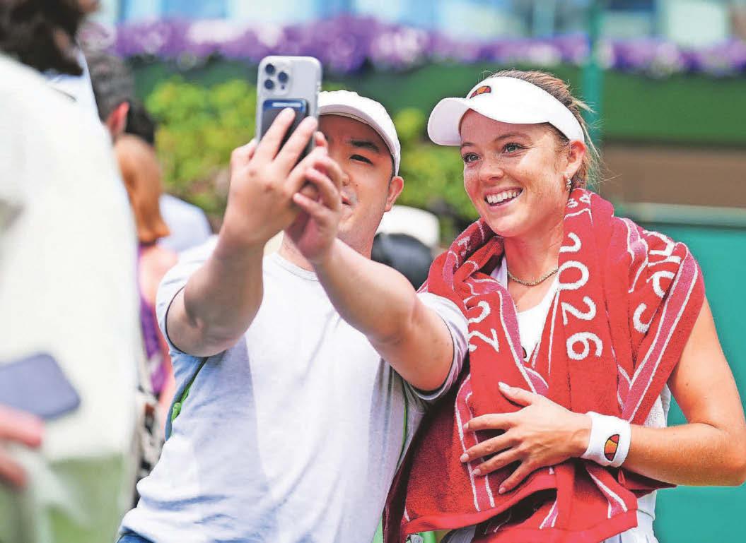 Katie's set to lift British tennis