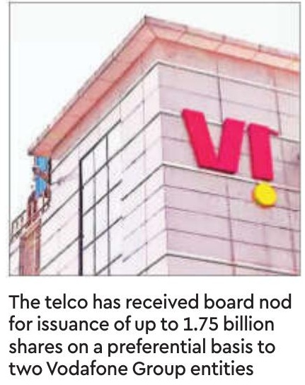 Vodafone Idea to raise ₹1,980 cr from parent