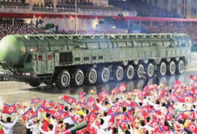 North Korea displays its new nuclear long-range missile