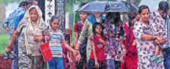 उत्तर-पश्चिम भारत में तीन दिनों तक होगी गरज के साथ बारिश