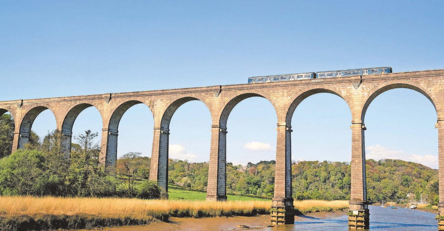 Scenic rail line with unbeatable views is ranked top for UK train trips