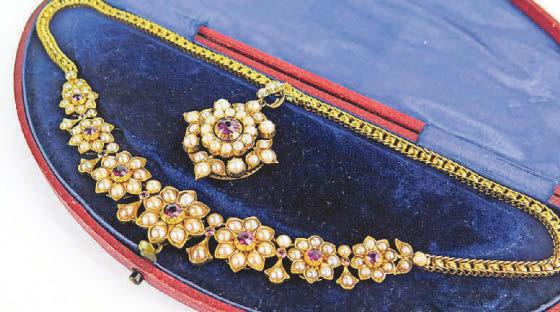 Period jewellery was sold