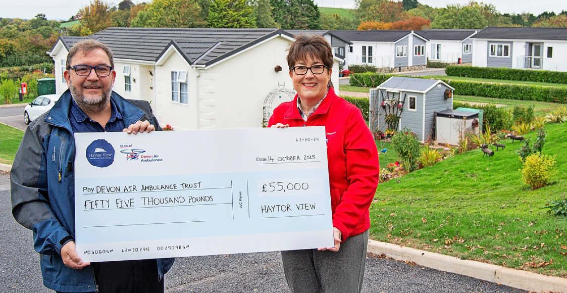 DEVELOPER DONATES TO CHARITY