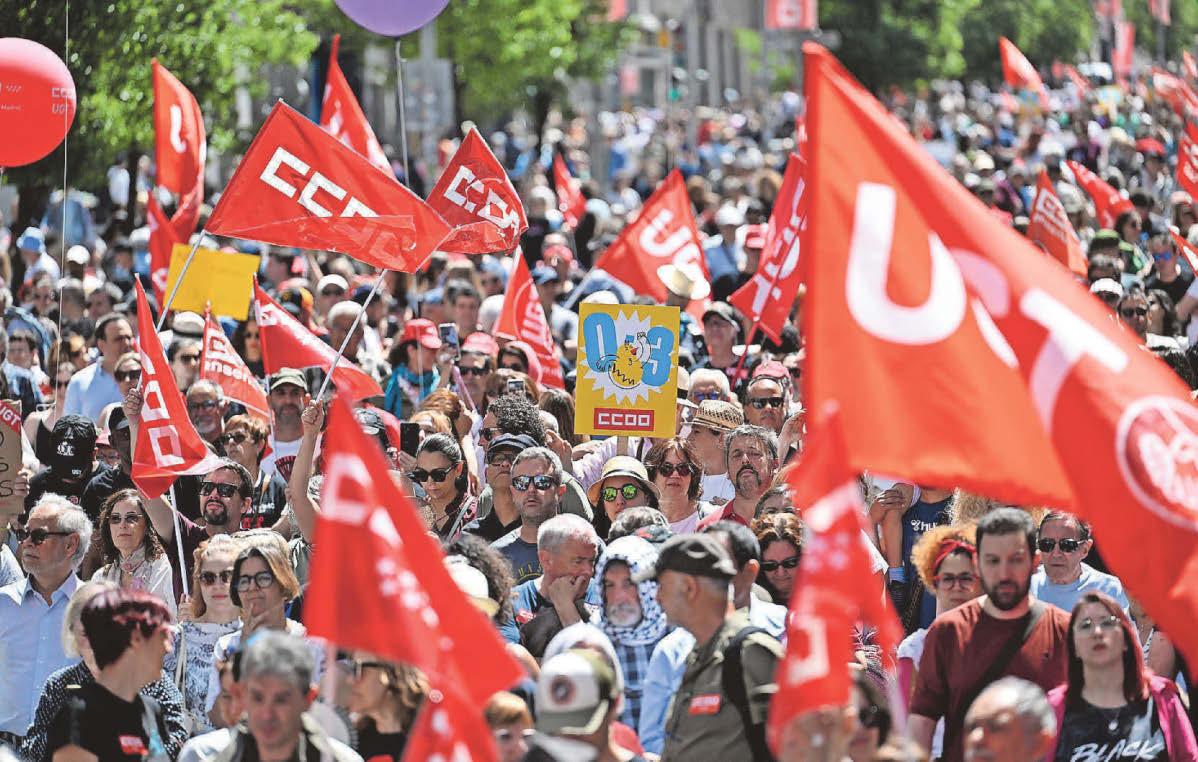 May Day marches over rising living costs linked to war in Iran