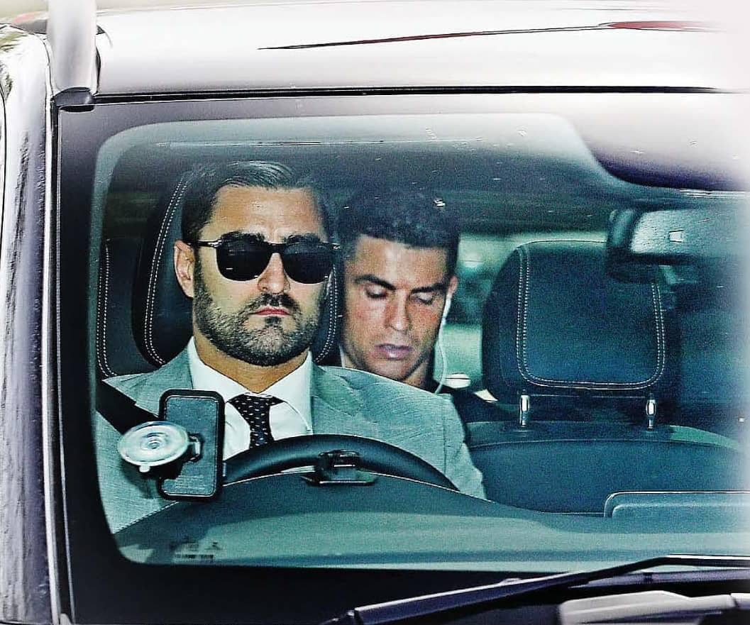 GRIEVING RONALDO BACK IN TRAINING
