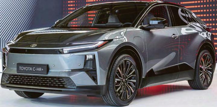 TOYOTA UNVEILS ALL-NEW BATTERY ELECTRIC C-HR+