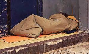 Homeless facing a mental health crisis