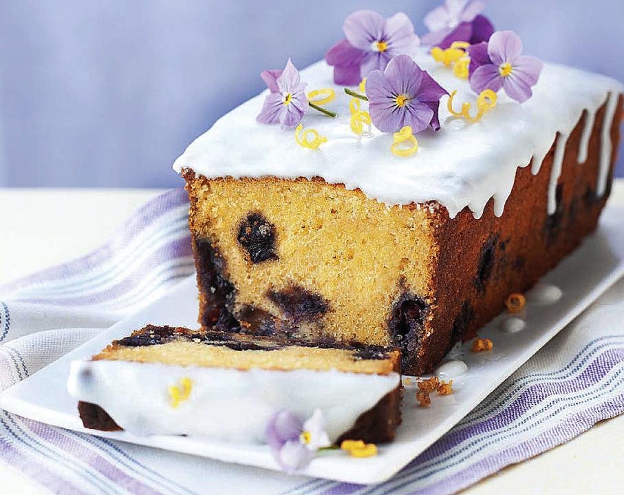 Lemon & blueberry loaf cake