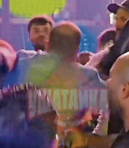 CONOR FAN GETS DECKED IN DUBAI
