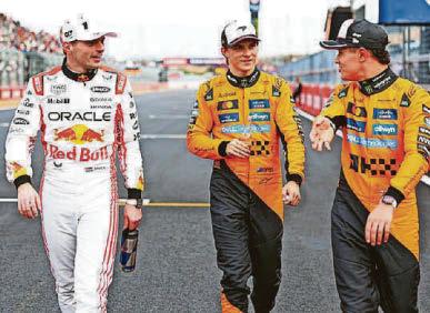 'MAX' PROFITS AS MCLARENS FIGHT IT OUT'