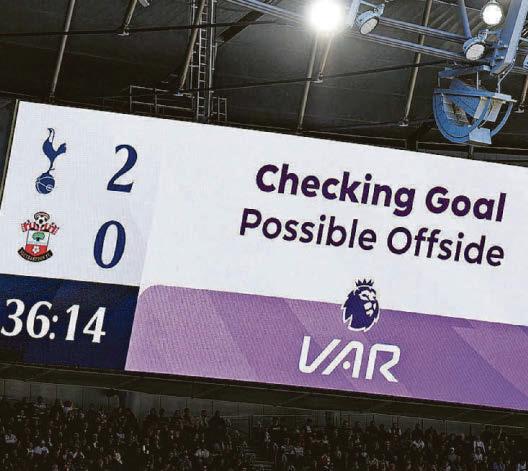 Prem techs on offside system