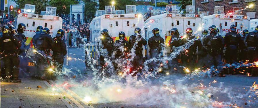 RACIST RIOTS IGNITED