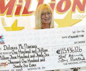 JACKPOT JOY FOR €250M WINNER