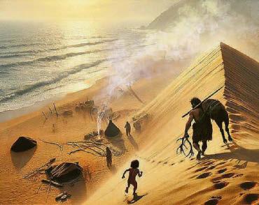 NEANDERTHALS ON HUNT FOR BEACH GETAWAY