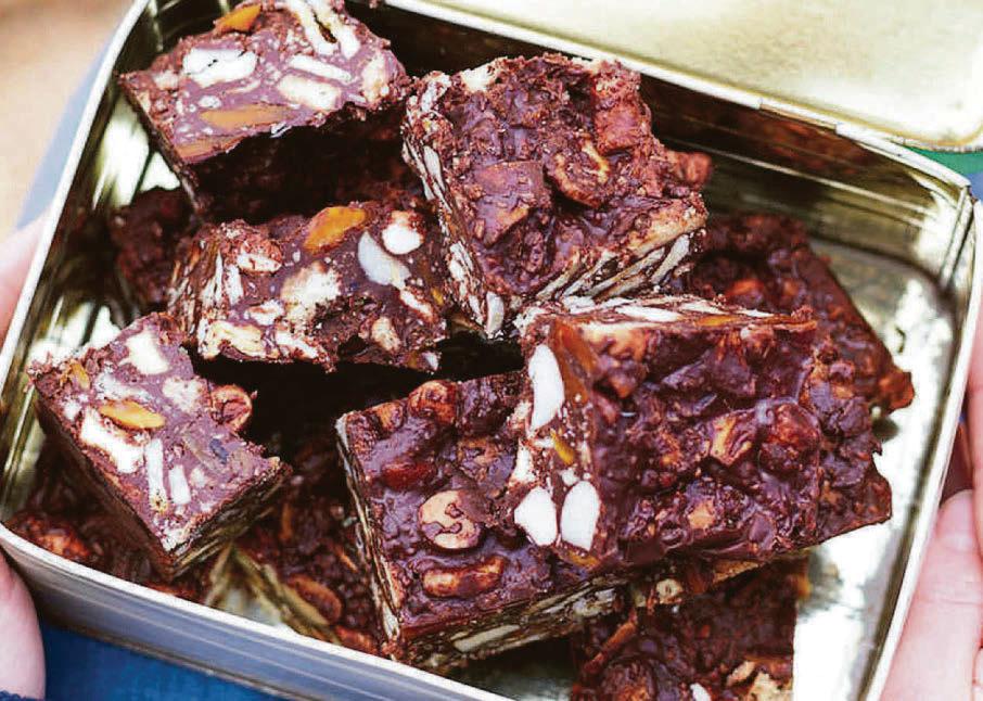 Tropical rocky road