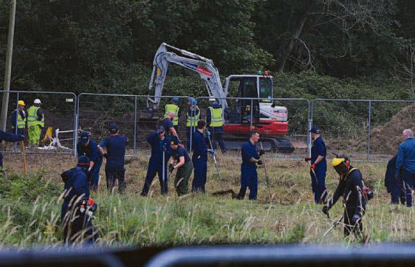 Gardai hunt for boy's body in backpack