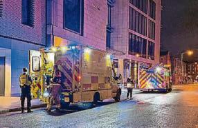 Once that bell sounds, there's no time to waste...they get up mid-dinner & head to the truck