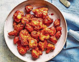 Air fryer buffalo cauliflower wings