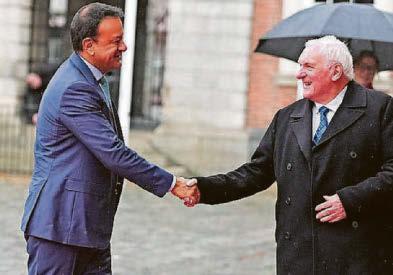 Smiles cut through the rain as Catherine looks to bright time in office