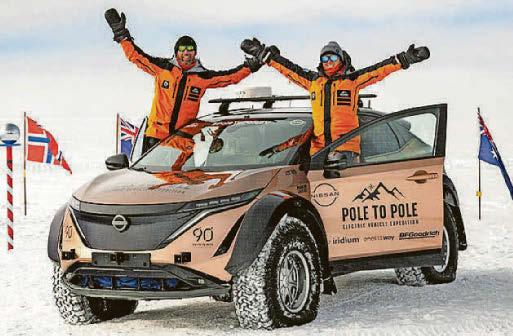 POLE TO POLE COUPLE ON TOUR OF IRELAND