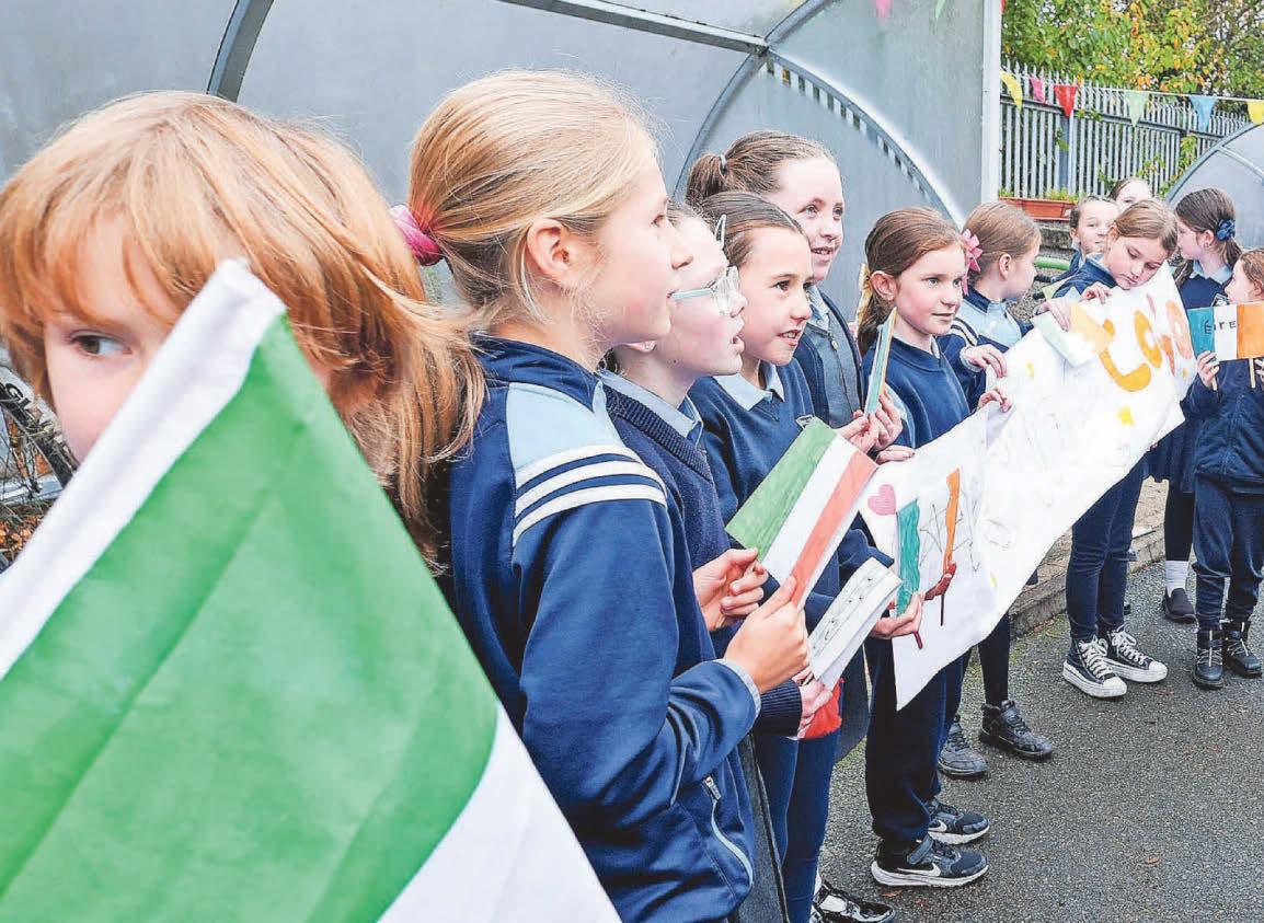 FIRST VISIT AND FIRST DUTY AS NEW PRESIDENT SETTLES IN