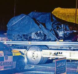 TWO KILLED IN PILE-UP HORROR