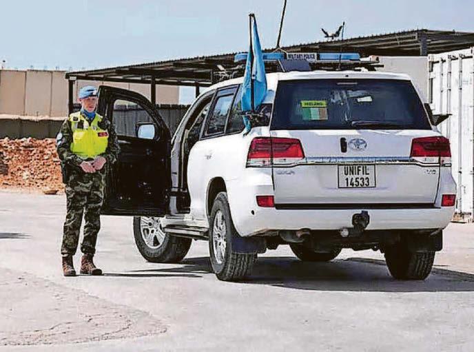 LEB TROOPS UNDER FIRE