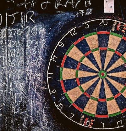 Why darts is tops for mental heath