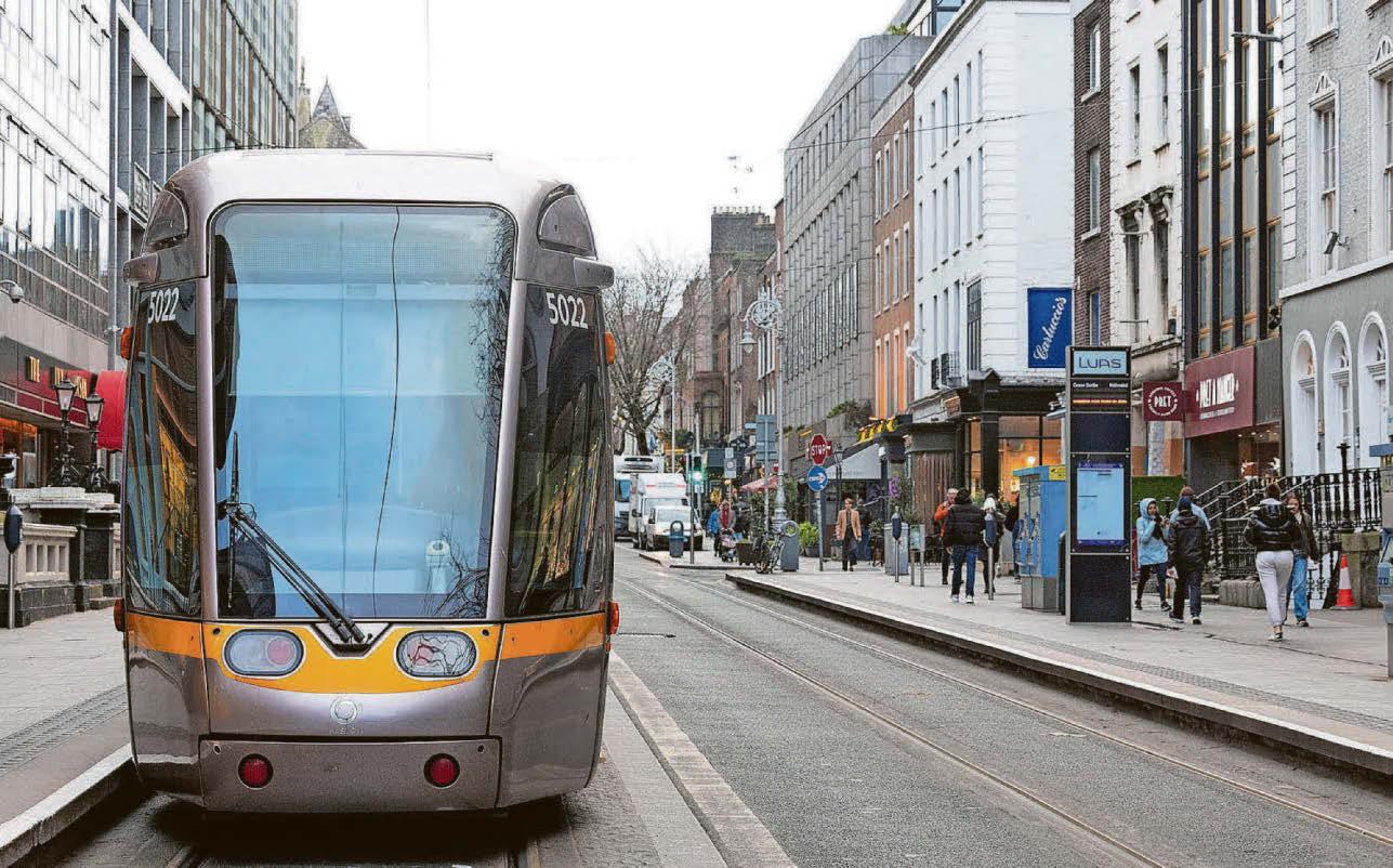Luas services back on track after fault