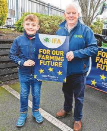 Dad & son on trac' for Europe protest