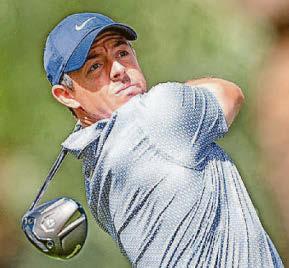 LOWRY SHARES LEAD BUT RORY WATER-LOGGED