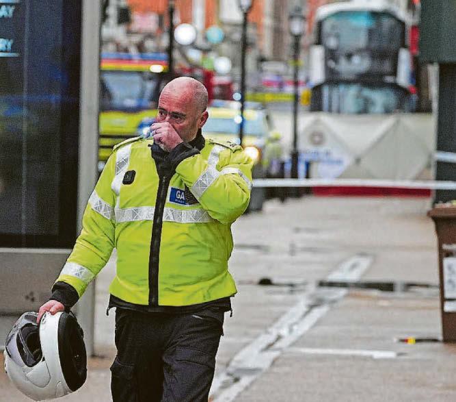 BUS CRASH HORROR ON CITY STREET