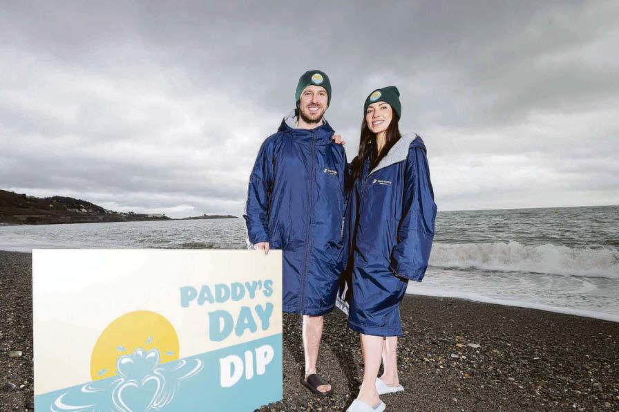 Holly and Jamie set for Patrick's Day dip