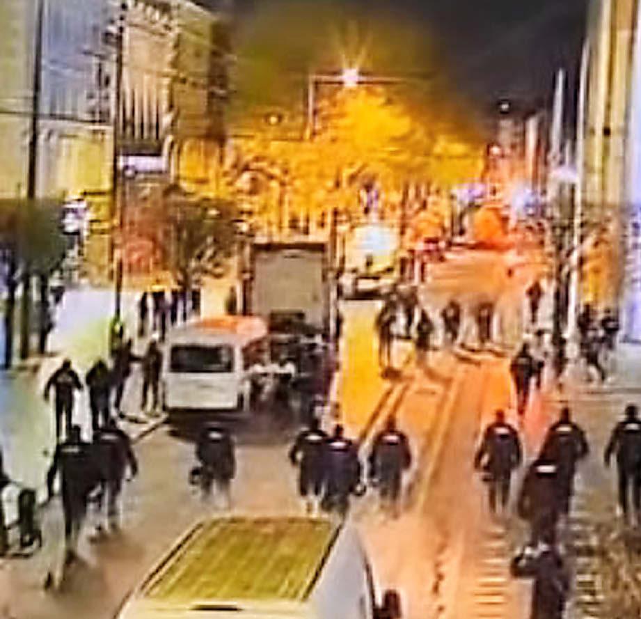No arrests in the capital, but pepper spray used at Whitegate