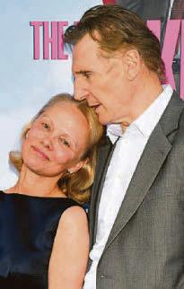 Irish star Neeson smitten with co-star Pam