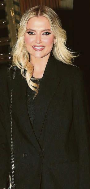 Corrie stars paint town RED