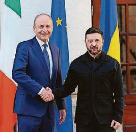 Zelensky visit drones probe