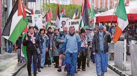 Nativity in Gaza demo