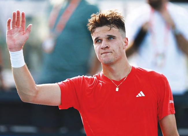 Draper back down to earth, Zverev advances in Miami