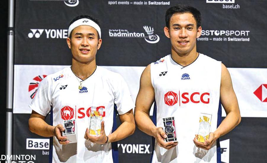 Dechapol, Kittinupong strike gold in Basel