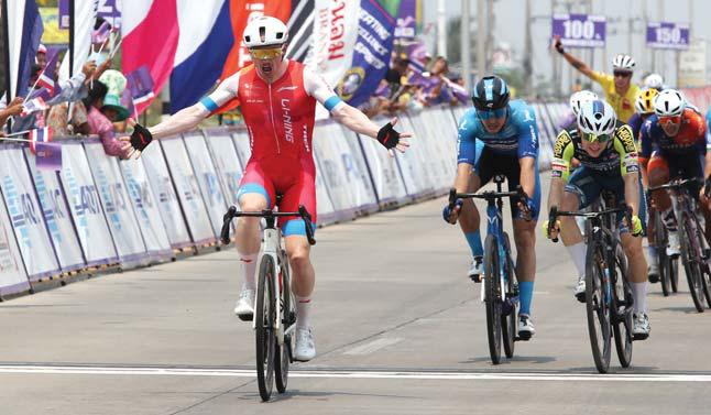 Salby storms to glory in Tour of Thailand second stage