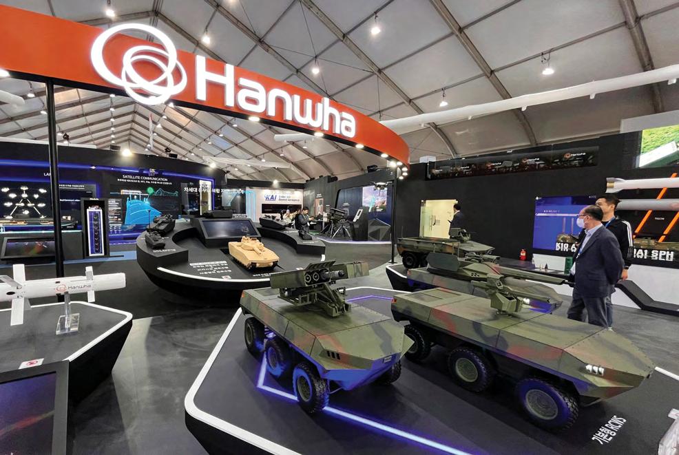 Korean arms maker’s 3,100% rally tests defence boom limits