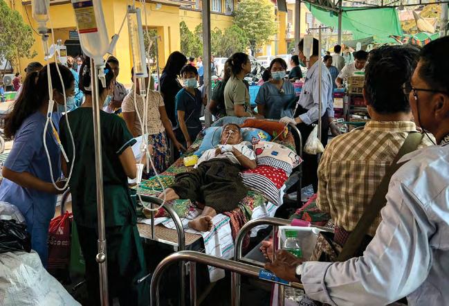 Rescue teams race against time in Myanmar