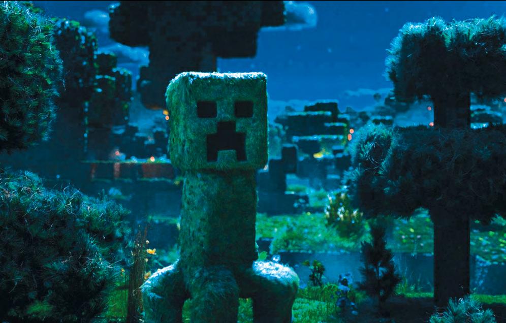 MOMOA AND BLACK CREATE COMEDY IN GAME ADAPTATION A MINECRAFT MOVIE