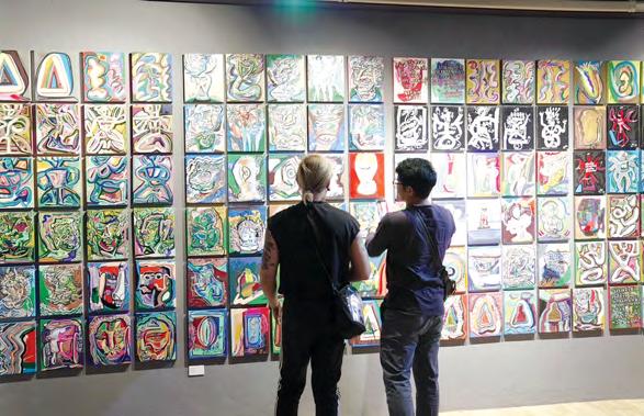 Exhibition presents a year's worth of art