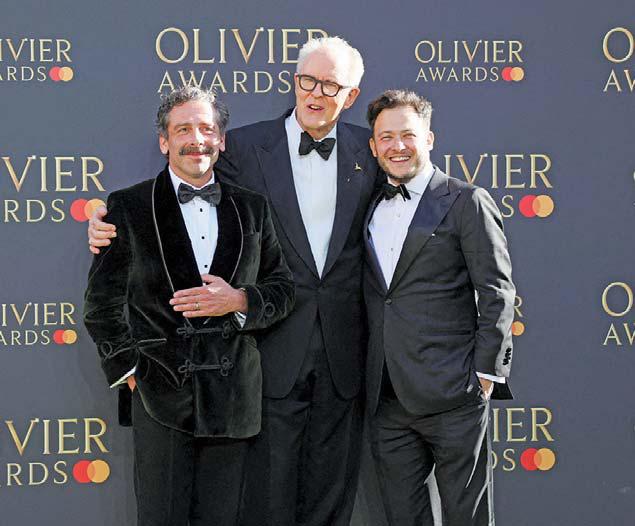 JOHN LITHGOW'S GIANT AMONG BIG WINNERS AT OLIVIER AWARDS