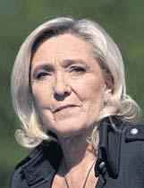 Le Pen tells supporters party target of a ‘witch hunt’