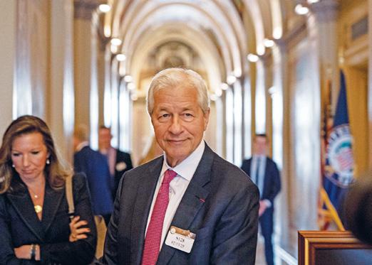TRADE DEFICIT Dimon says tariffs could hurt the US