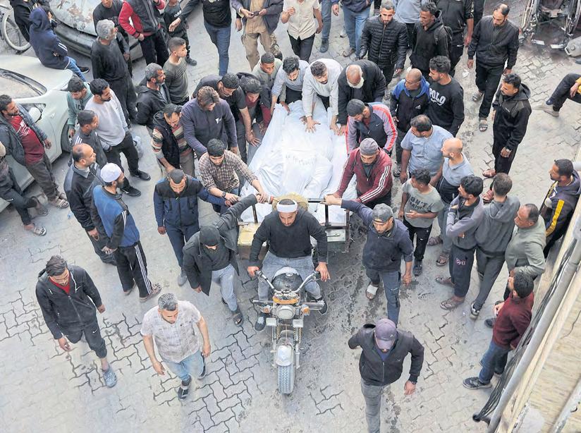 Child dies after bomb hits Gaza hospital