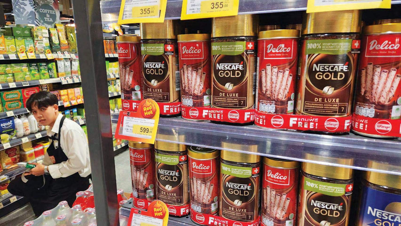 Creating a stir in instant coffee